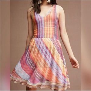 NWT Anthropologie Celia Pardo Multicolored Fun Layered Dress 🌈💕